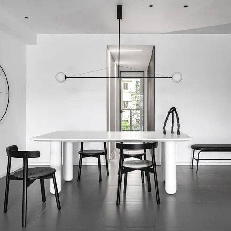 Lustre LED noir Karry | Marco Lucetti