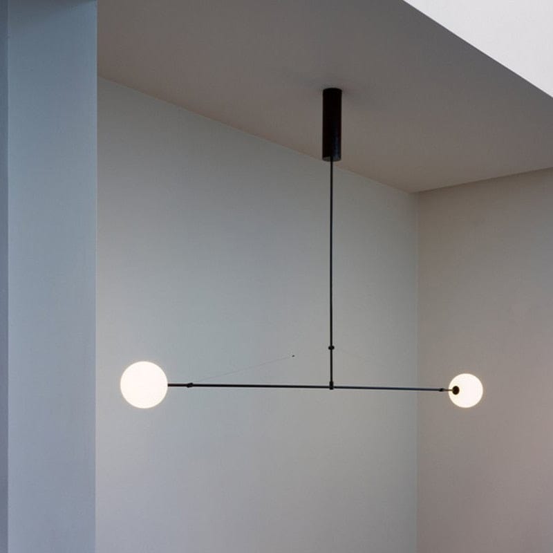 Lustre LED noir Karry | Marco Lucetti