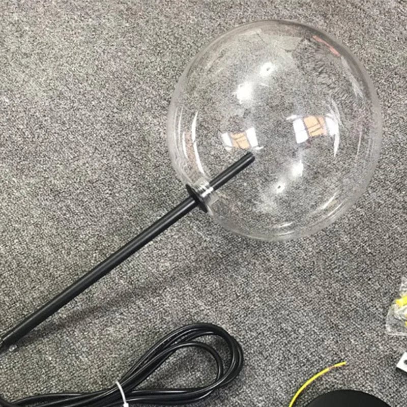 Lustre LED Noir Luxe Boule en Verre | Marco Lucetti