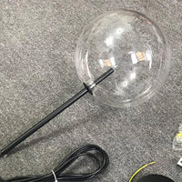 Lustre LED Noir Luxe Boule en Verre | Marco Lucetti