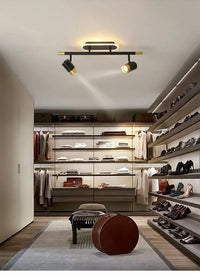 Lustre LED Noir Moderne | Marco Lucetti