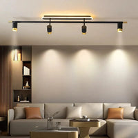 Lustre LED Noir Moderne | Marco Lucetti