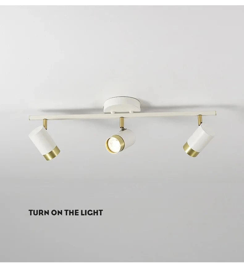 Lustre LED Noir Moderne | Marco Lucetti 3 têtes 1 / Blanc chaud Pas de télécommande