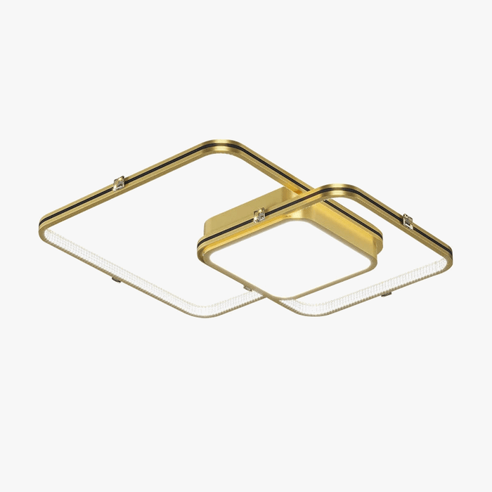 Lustre LED Noir/Or - Élégance Moderne pour Décoration Intérieure | Marco Lucetti