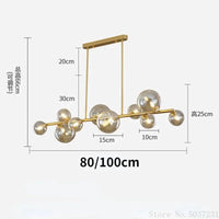 Lustre LED Nordik en Boule de Verre - Éclairage Industriel Moderne | Marco Lucetti