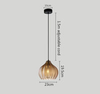 Lustre LED Nordik. | Marco Lucetti Couleur ambre B