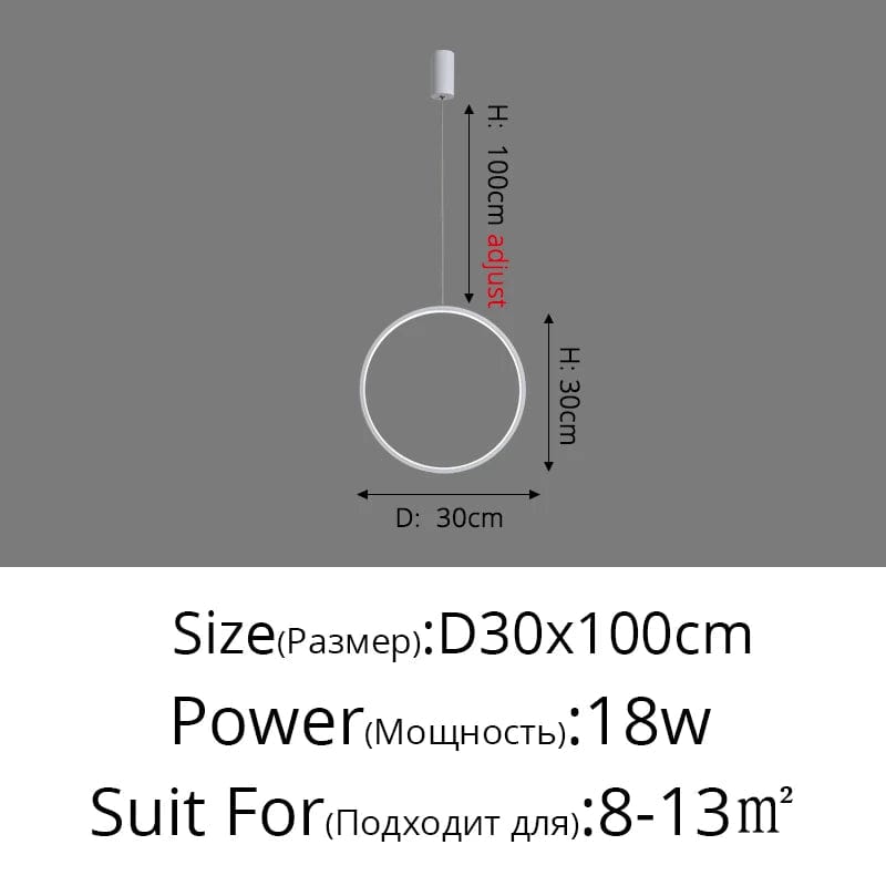 Lustre LED Nordikø™ Minimaliste Pour un Éclairage Intérieur Suspendu | Marco Lucetti