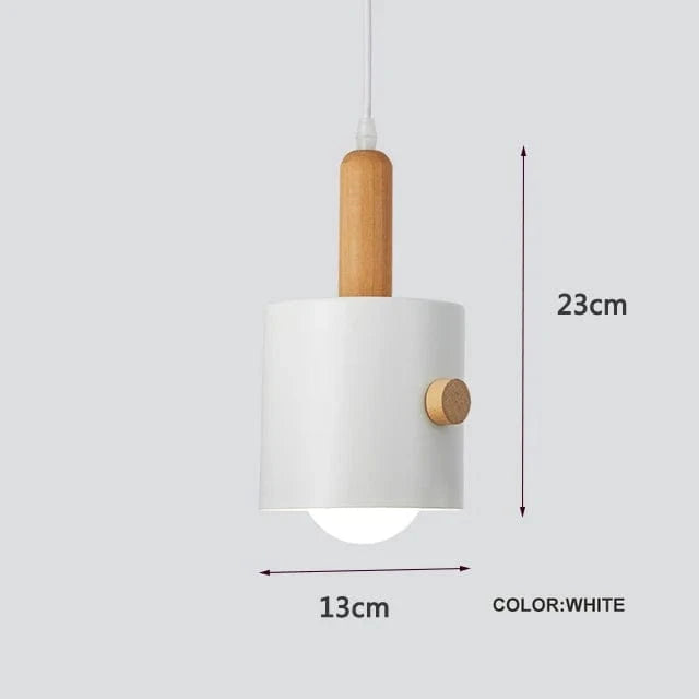 Lustre LED nordique de chevet de chambre à coucher - Suspension créative pour salle à manger | Marco Lucetti Blanc / 5W / Blanc froid