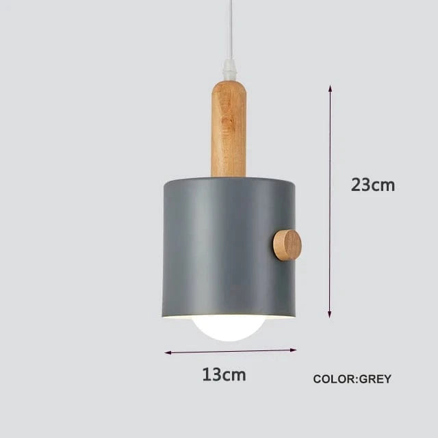 Lustre LED nordique de chevet de chambre à coucher - Suspension créative pour salle à manger | Marco Lucetti Gris / 5W / Blanc froid