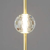 Lustre LED nordique en cuivre, design minimaliste et réglable en hauteur | Marco Lucetti