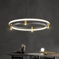 Lustre LED Nordique en Forme d'Anneau - Suspension Lumineuse Décorative | Marco Lucetti