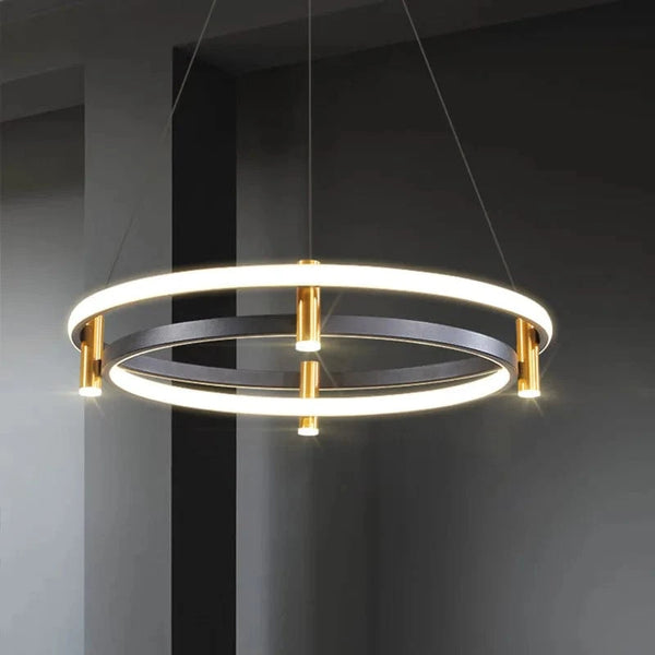 Lustre LED Nordique en Forme d'Anneau - Suspension Lumineuse Décorative | Marco Lucetti