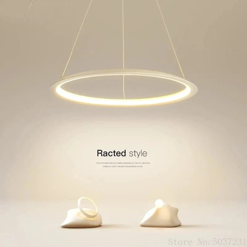 Lustre Led Nordique Minimaliste à Anneau Rond | Marco Lucetti