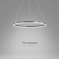 Lustre LED Nordique Minimaliste à Anneau Unique | Marco Lucetti