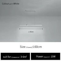 Lustre LED nordique minimaliste avec bande lumineuse créative | Marco Lucetti