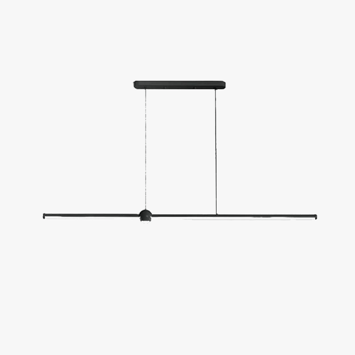 Lustre LED nordique minimaliste avec bande lumineuse créative