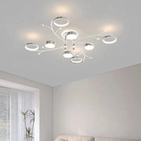 Lustre LED Nordique Moderne Chrome Minimaliste | Marco Lucetti