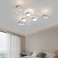 Lustre LED Nordique Moderne Chrome Minimaliste | Marco Lucetti