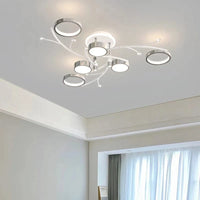 Lustre LED Nordique Moderne Chrome Minimaliste | Marco Lucetti