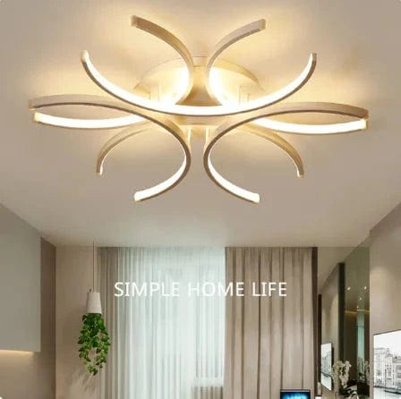 Lustre LED Nordique Moderne. | Marco Lucetti Blanc / 60 cm / Lumière blanche