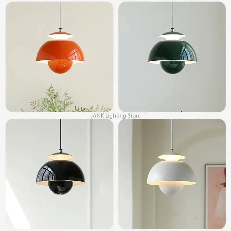 Lustre LED nordique pour chambre d'enfants et restaurant à la fleur bourgeon | Marco Lucetti