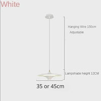 Lustre LED nordique pour table à manger | Marco Lucetti Blanc / S D35CM / Blanc chaud