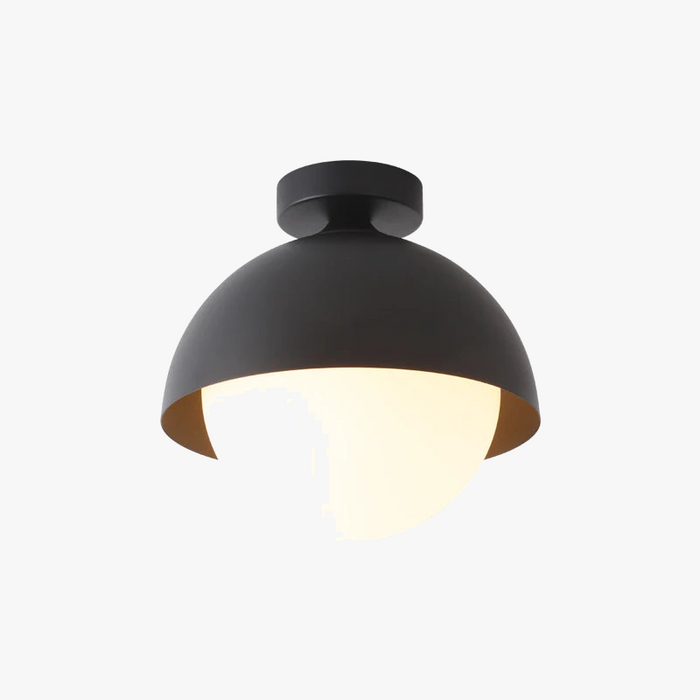Plafonnier LED nordique rond pour allée et balcon - Style Scandinave