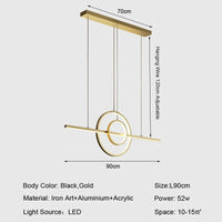 Lustre LED Nordique Simple Moderne pour une Décoration Intérieure Élégante | Marco Lucetti