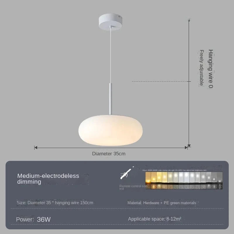 Lustre LED Nordique Suspendu pour Éclairage Décoratif | Marco Lucetti Gradation de 35CM