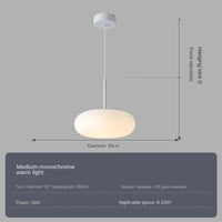 Lustre LED Nordique Suspendu pour Éclairage Décoratif | Marco Lucetti Lumière chaude de 35 cm
