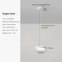 Lustre LED Nordique Vert 1-3 Tête Disque Suspension - Luminaire Design pour Salon, Chambre, Cuisine - Décor Maison | Marco Lucetti