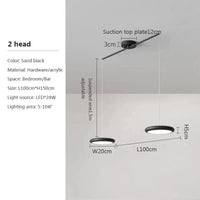 Lustre LED Nordique Vert 1-3 Tête Disque Suspension - Luminaire Design pour Salon, Chambre, Cuisine - Décor Maison | Marco Lucetti G / Lumière blanche