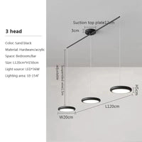 Lustre LED Nordique Vert 1-3 Tête Disque Suspension - Luminaire Design pour Salon, Chambre, Cuisine - Décor Maison | Marco Lucetti N / Lumière blanche