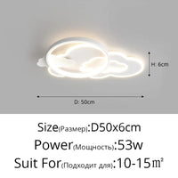 Lustre LED Nuage Moderne pour Chambre d'Enfant - Collection Dreamy Glow | Marco Lucetti