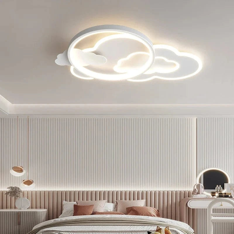 Lustre LED Nuage Moderne pour Chambre d'Enfant - Collection Dreamy Glow | Marco Lucetti