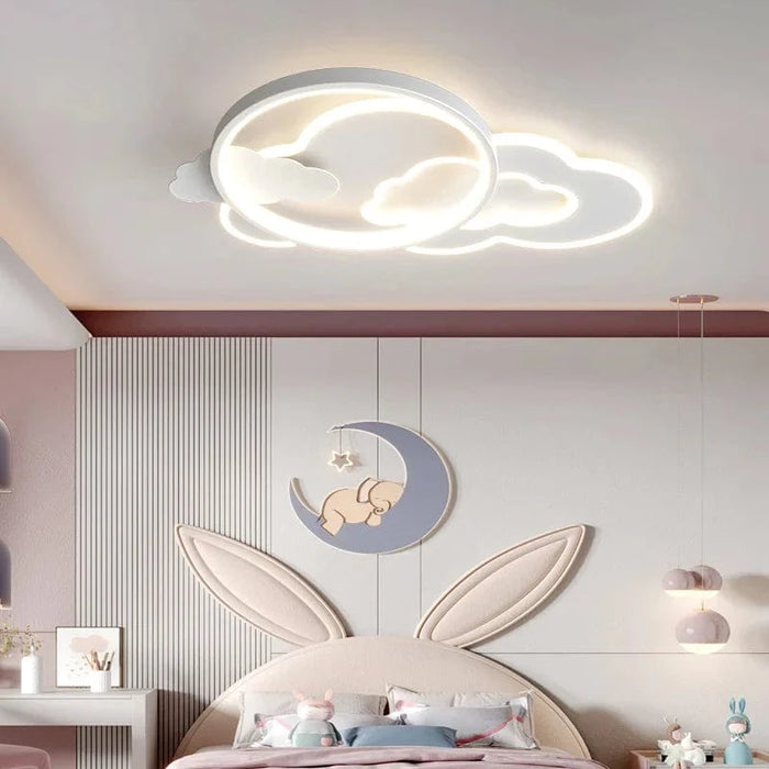 Lustre LED Nuage Moderne pour Chambre d'Enfant - Collection Dreamy Glow | Marco Lucetti