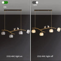 Lustre LED Oiseau Créatif en Cuivre pour Maison et Restaurant - Éclat Brillant | Marco Lucetti