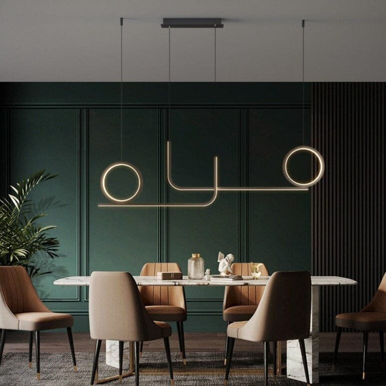 Lustre LED Parcours Métal Design. | Marco Lucetti