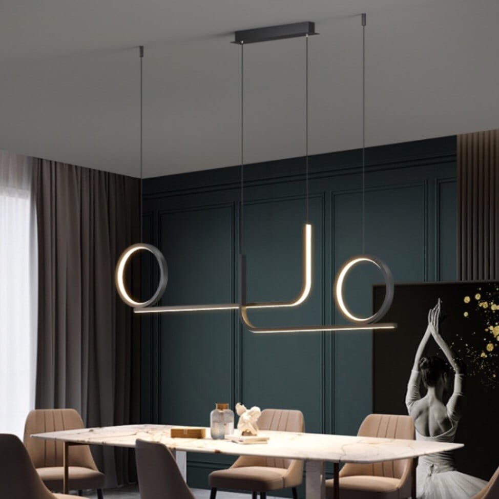 Lustre LED Parcours Métal Design. | Marco Lucetti