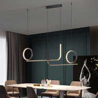 Lustre LED Parcours Métal Design. | Marco Lucetti