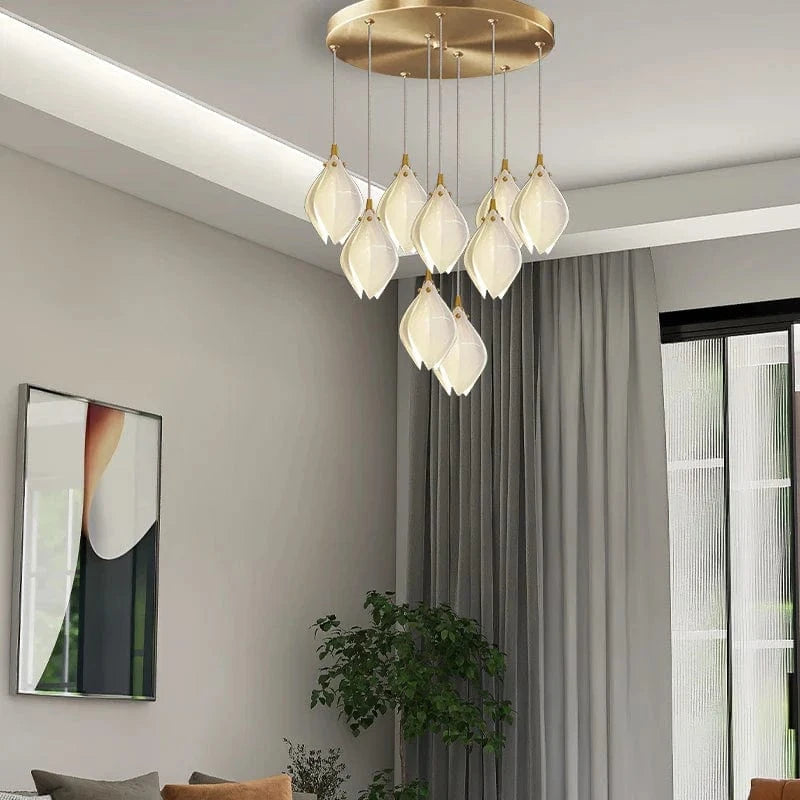 Lustre LED Pétale en Céramique Moderne Décoratif | Marco Lucetti