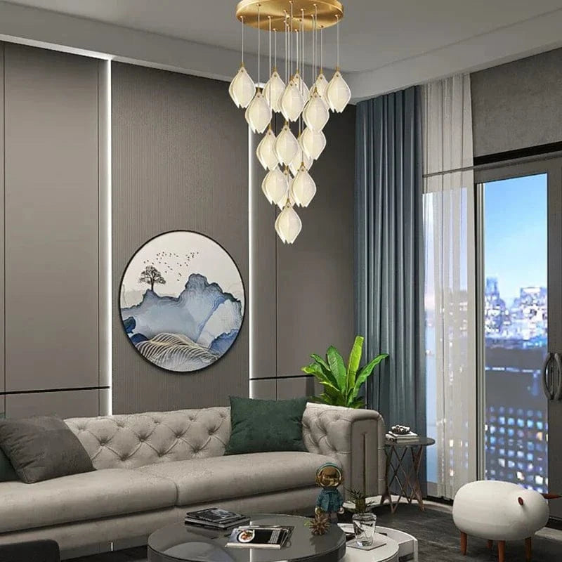 Lustre LED Pétale en Céramique Moderne Décoratif | Marco Lucetti