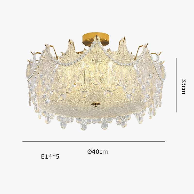 Lustre LED Post-Moderne de Luxe Suspendu - Édition Saisonnière