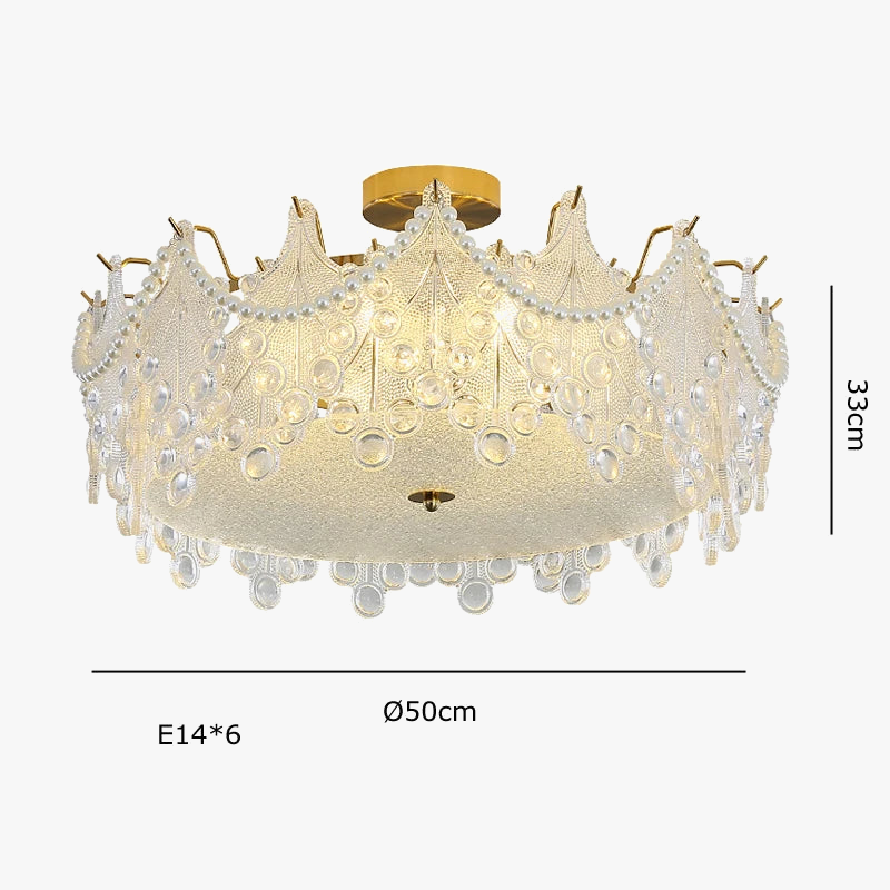 Lustre LED Post-Moderne de Luxe Suspendu - Édition Saisonnière