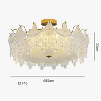 Lustre LED Post-Moderne de Luxe Suspendu - Édition Saisonnière