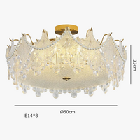 Lustre LED de Luxe Suspendu Post-Moderne