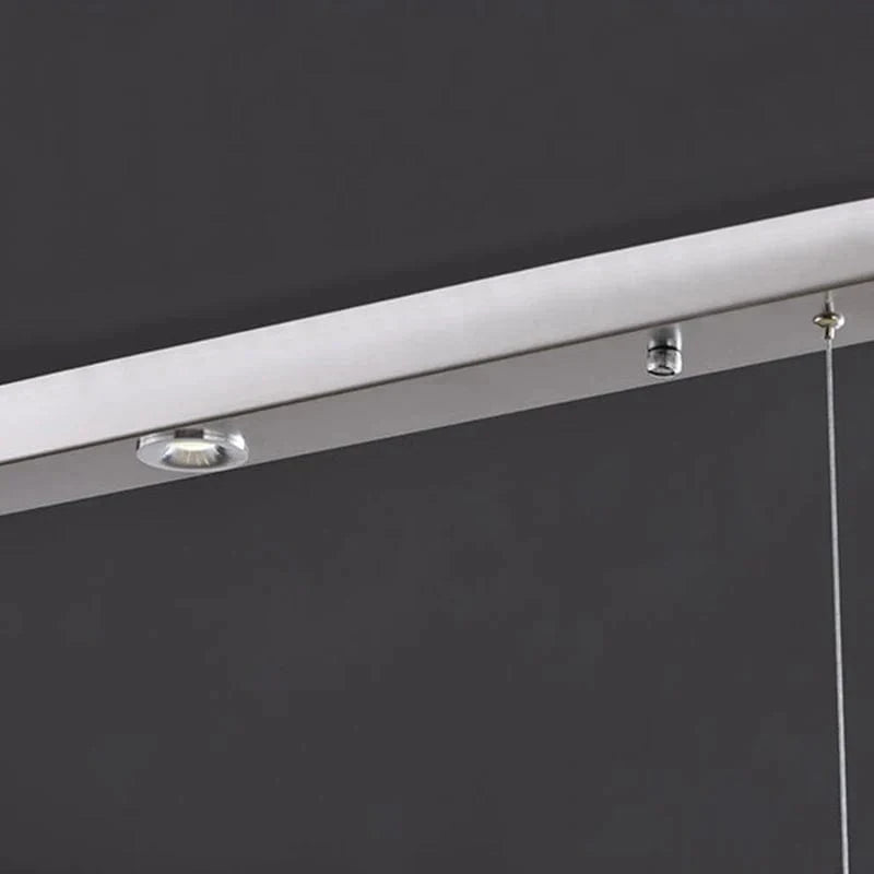 Lustre LED Postmoderne en Acier Inoxydable pour Villa de Luxe | Marco Lucetti