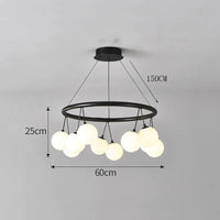 Lustre LED pour Salon et Chambre - Décoration Salle à Manger et Intérieur | Marco Lucetti 10 têtes / Blanc froid