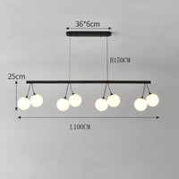 Lustre LED pour Salon et Chambre - Décoration Salle à Manger et Intérieur | Marco Lucetti 8 têtes / Blanc froid
