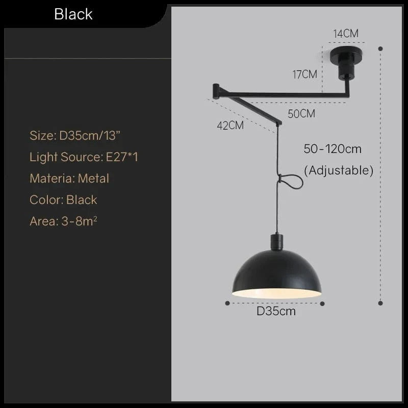Lustre LED pour Table à Manger - Collection Boutique | Marco Lucetti Noir / 3 lumières commutables